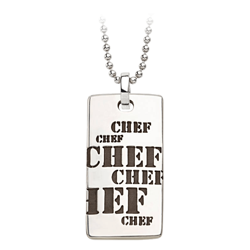 Ciondolo CHEF con catena seconda immagine