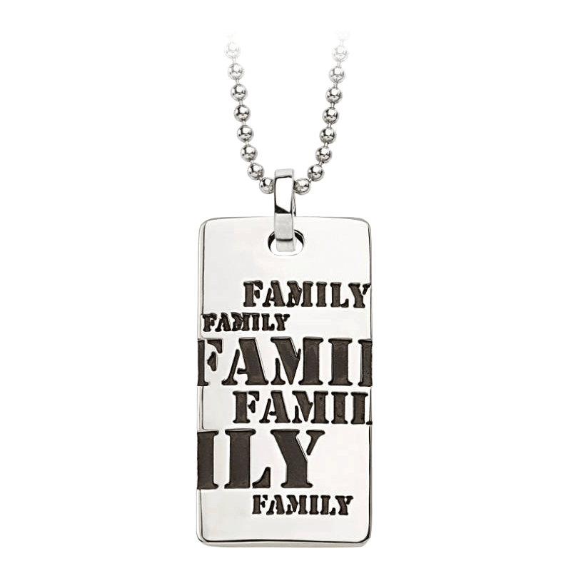 Ciondolo FAMILY con catena seconda immagine