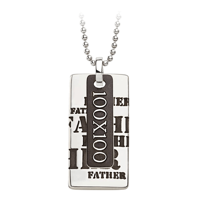 Ciondolo FATHER con catena