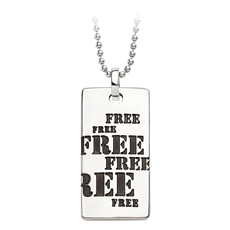 Ciondolo FREE con catena seconda immagine