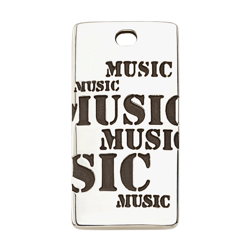 Piastrina grande MUSIC
